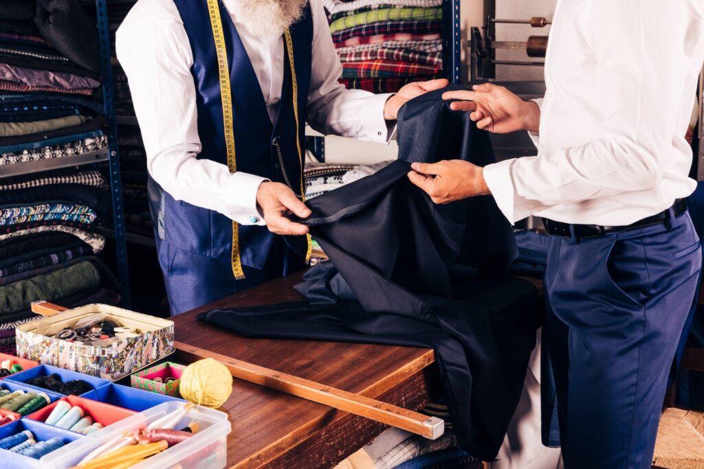 custom-made, tailored clothing